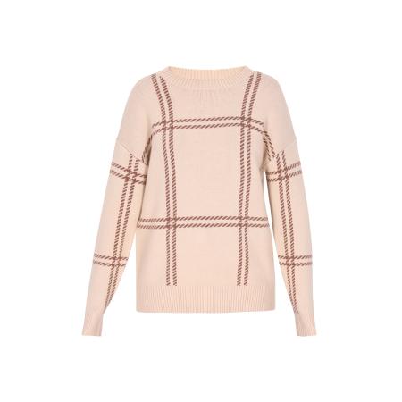 SANIKA SANIKA Trui beige / donkerbruin