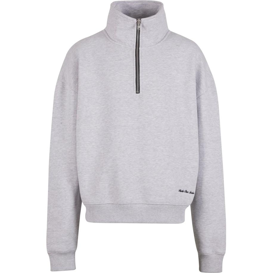 Prohibited Sweatshirt Clapham grijs gemêleerd / zwart Grijs