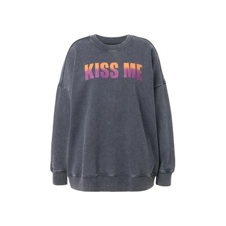 Studio Untold Studio Untold Sweatshirt antraciet / oranje