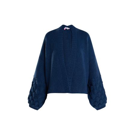 IZIA IZIA Gebreid vest marine