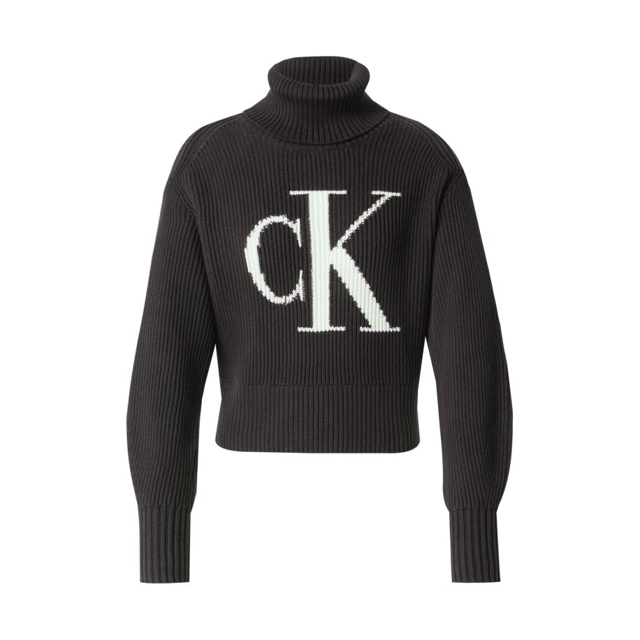 Calvin Klein Calvin Klein Jeans Trui zwart / wit -