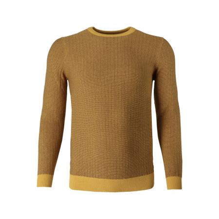 Marvelis Casual Trui ronde hals lichtgeel, Effen