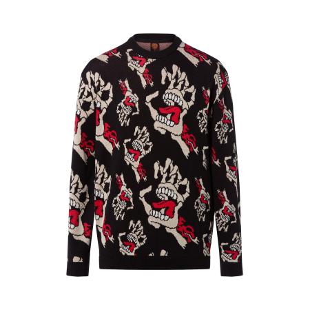 Santa Cruz Santa Cruz Trui Bone Hands zwart