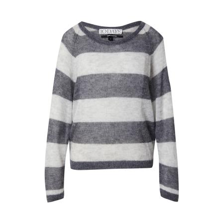 10DAYS 10Days Trui donkergrijs / wit