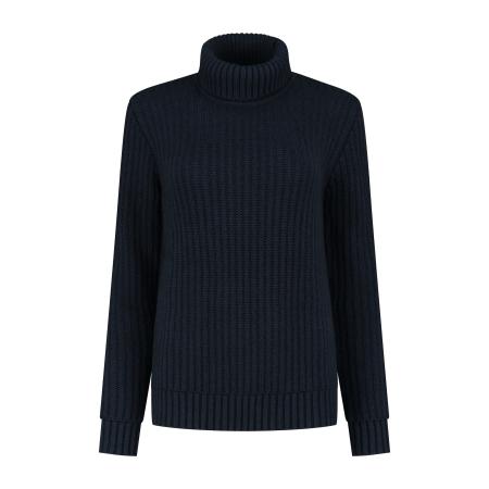 Travelin Travelin Trui Coll Boda marine / bruin