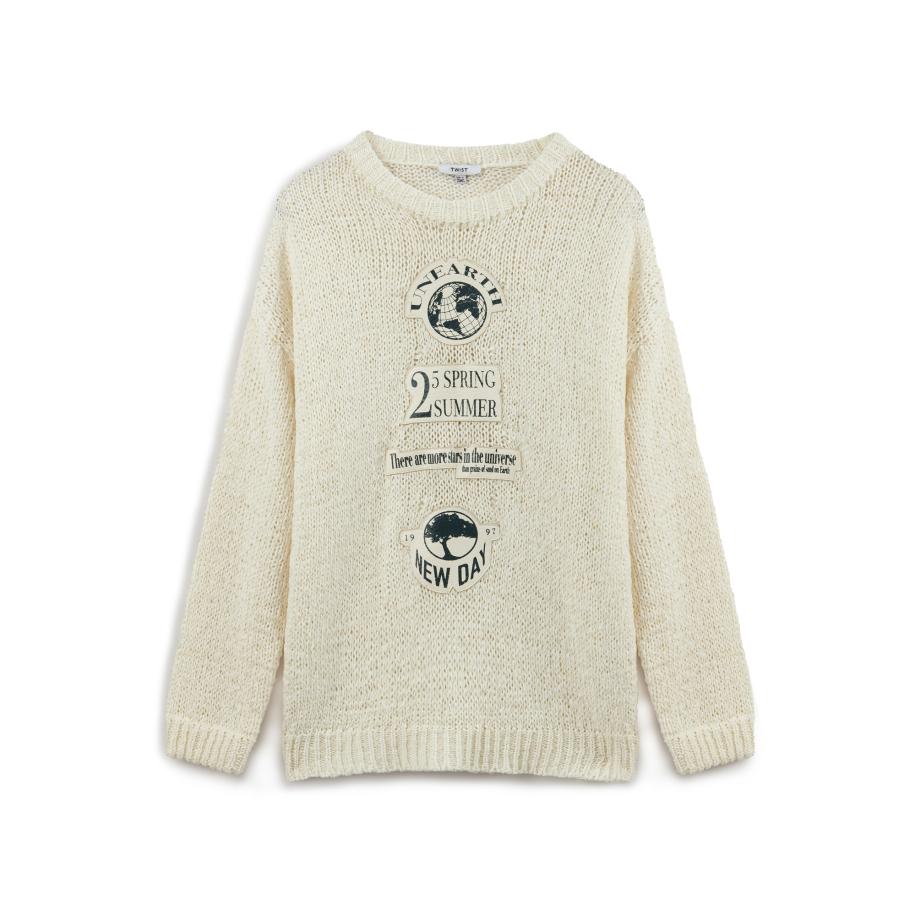 Twist Twist Trui crème / navy -