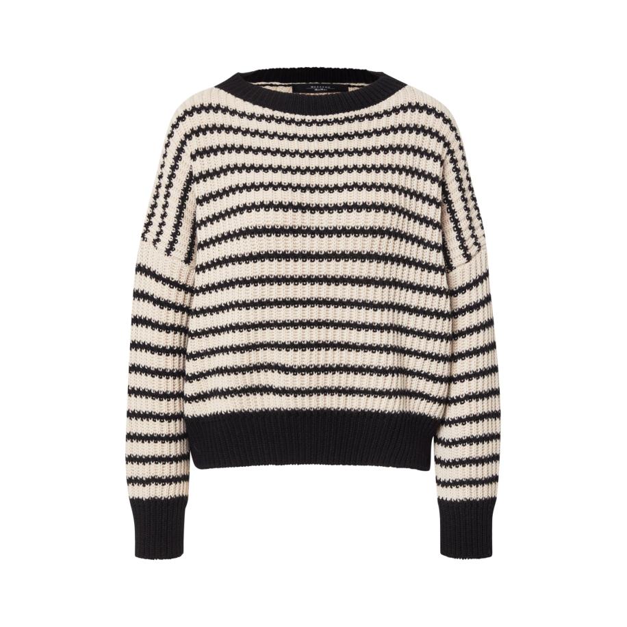 Weekend Max Mara Weekend Max Mara Trui EZOR ecru / zwart -