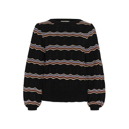 Cream Cream Trui CRWavy beige / blauw / oranje / zwart