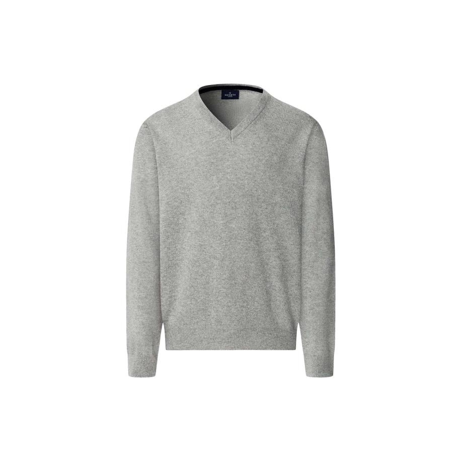 Hackett London Trui grijs gemêleerd Grijs