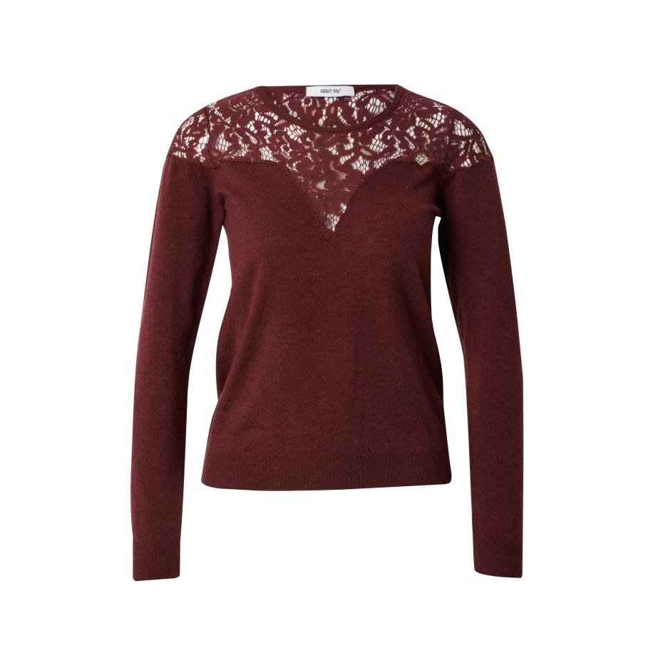 ABOUT YOU ABOUT YOU Trui Joy donkerrood -