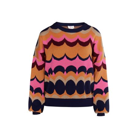 IZIA IZIA Trui oranje / pink / zwart