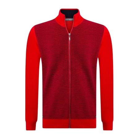 Jacey Quinn Jacey Quinn Gebreid vest rood