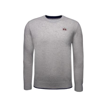 La Martina La Martina Trui taupe / marine