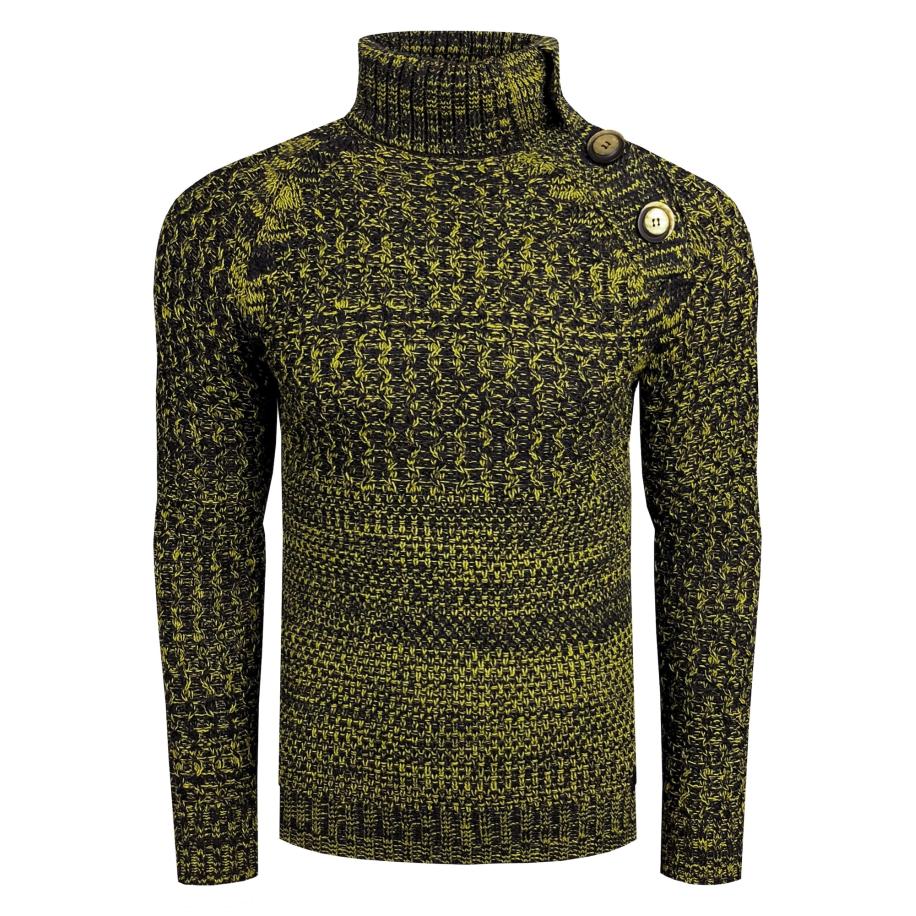 Rusty Neal Rusty Neal Trui geel / antraciet -