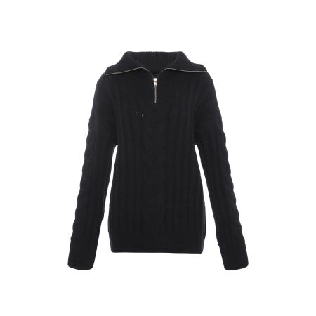 ASOS DESIGN Gebreide trui met brede strepen in olijfgroen in chocoladebruin-Veelkleurig