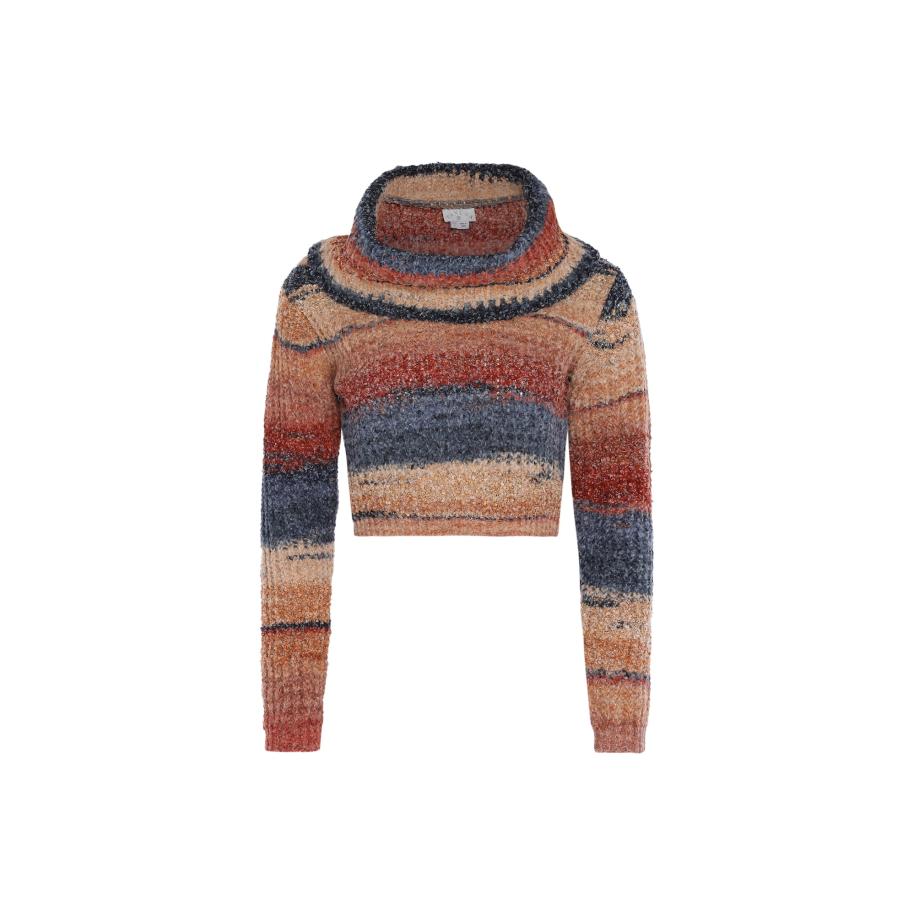 Tanuna Tanuna Trui marine / bruin / bourgogne -