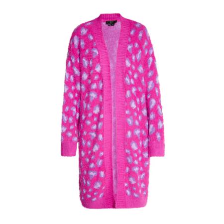 Faina faina Gebreid vest lila / pastellila / pink