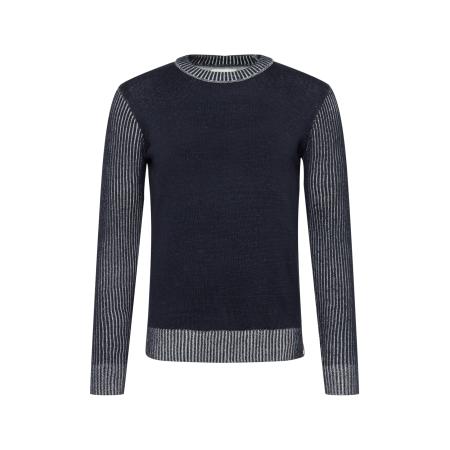 Tom Tailor TOM TAILOR Trui nachtblauw / wit