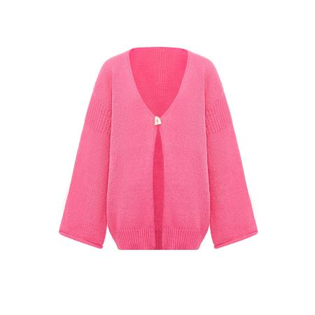 Sidona Sidona Gebreid vest pink