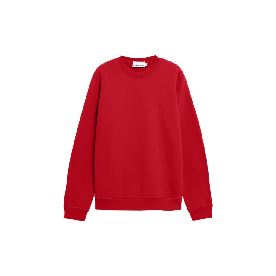 Armedangels ARMEDANGELS Sweatshirt Baaro rood -