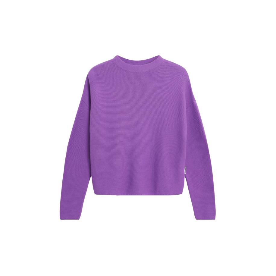 Armedangels ARMEDANGELS Trui Merina lila -
