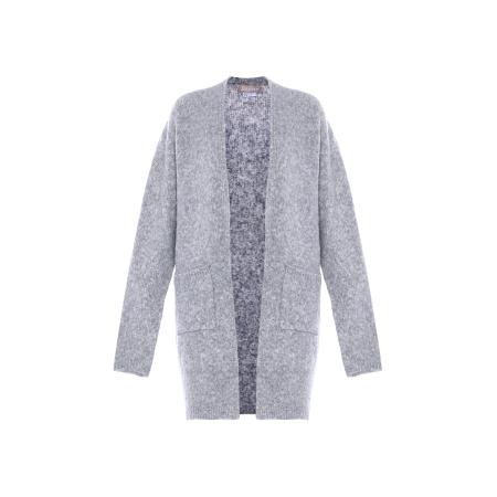 Jalene Jalene Gebreid vest grijs