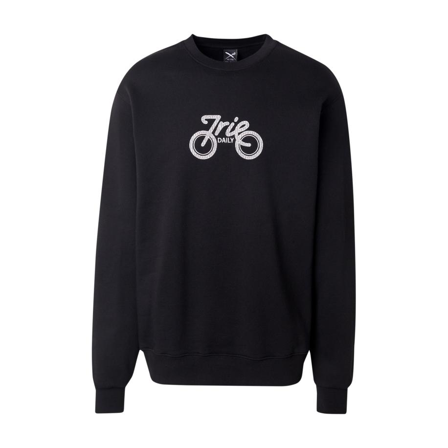 Iriedaily Iriedaily Sweatshirt Daily Bike zwart / wit -