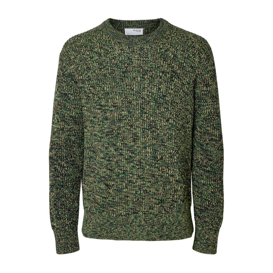 Selected SELECTED Trui SLHTILUM beige / nachtblauw / groen -