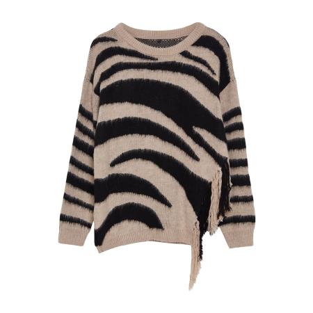 Trendyol Trendyol Trui lichtbruin / zwart