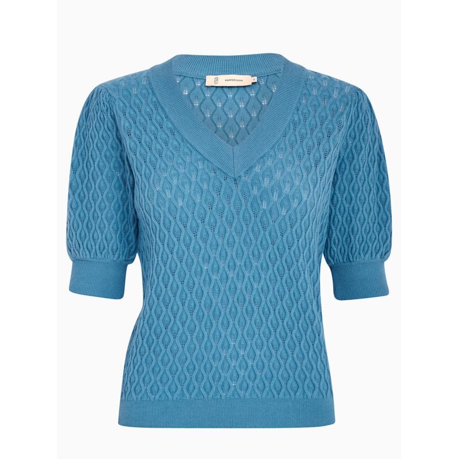 Peppercorn Trui Rosalia azuur Blauw