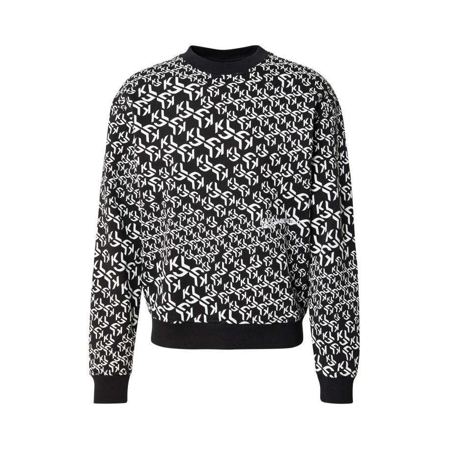 Karl Lagerfeld KARL LAGERFELD JEANS Sweatshirt zwart / wit -