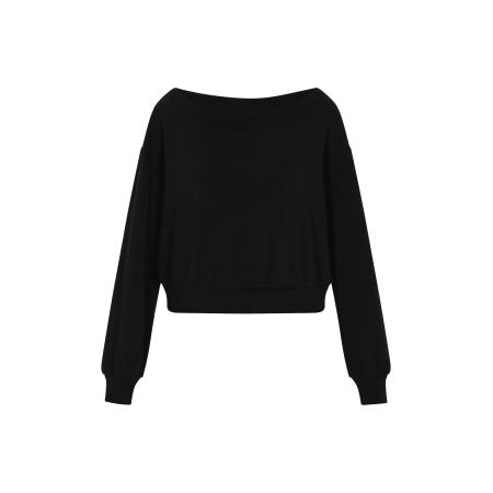 DreiMaster DreiMaster Klassik Sweatshirt Classic Look zwart