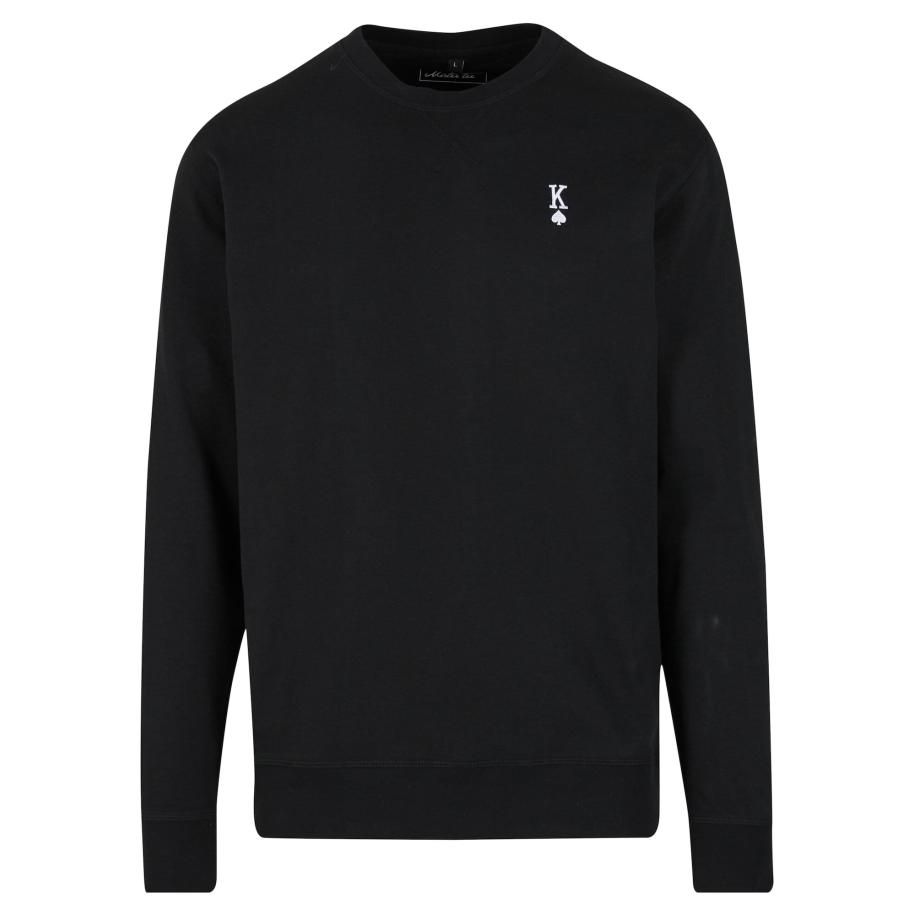 Mister Tee Sweatshirt King zwart / wit Zwart