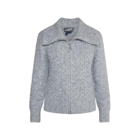 DreiMaster DreiMaster Vintage Gebreid vest grijs gemêleerd