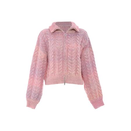 Sookie Sookie Gebreid vest lila / rosa