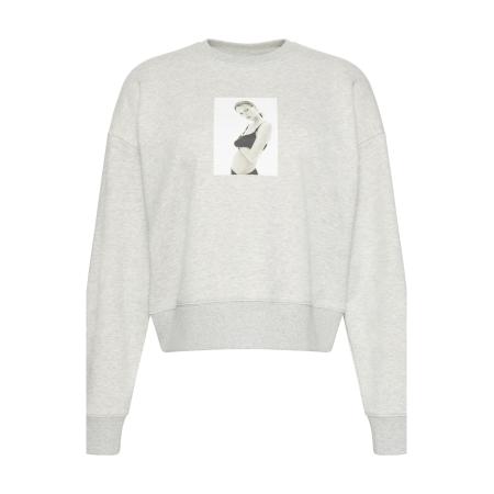 Calvin Klein Calvin Klein Sweatshirt CLASSIC KATE lichtgrijs / grijs gemêleerd / zwart / offwhite