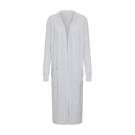 Noisy may Noisy may Gebreid vest City lichtgrijs / grijs gemêleerd