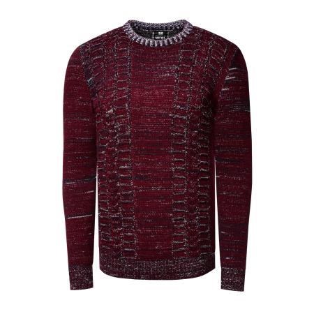 Rusty Neal Rusty Neal Trui wijnrood