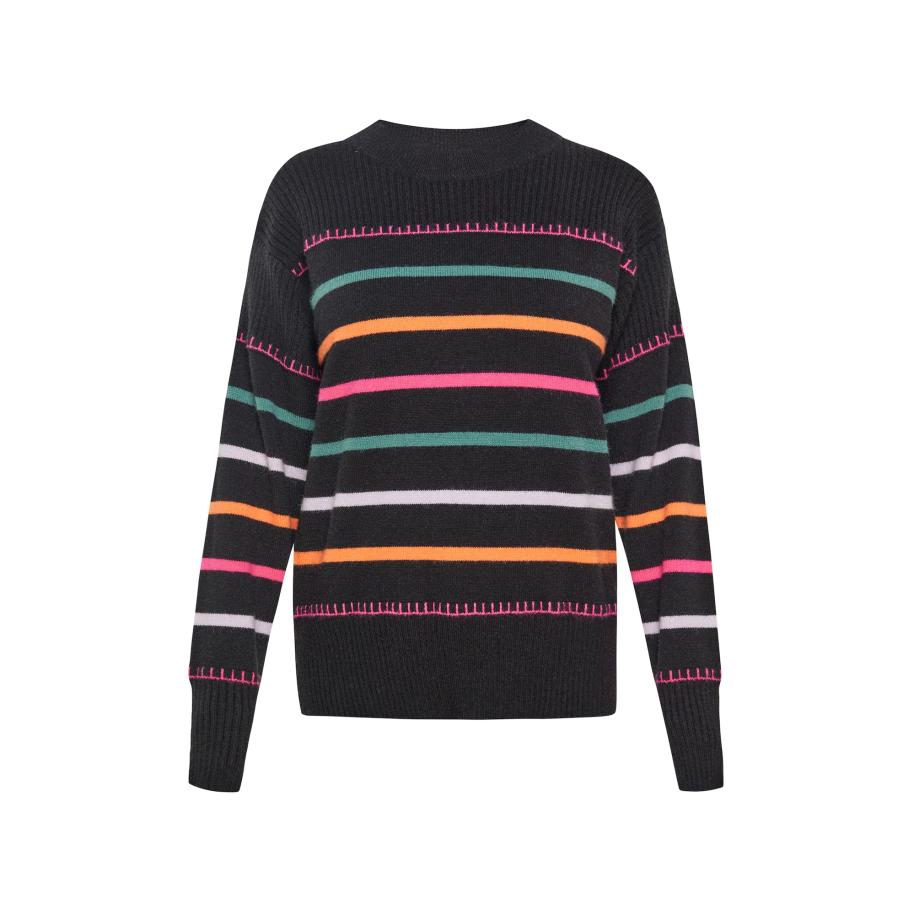 SANIKA SANIKA Trui groen / oranje / pink / zwart -