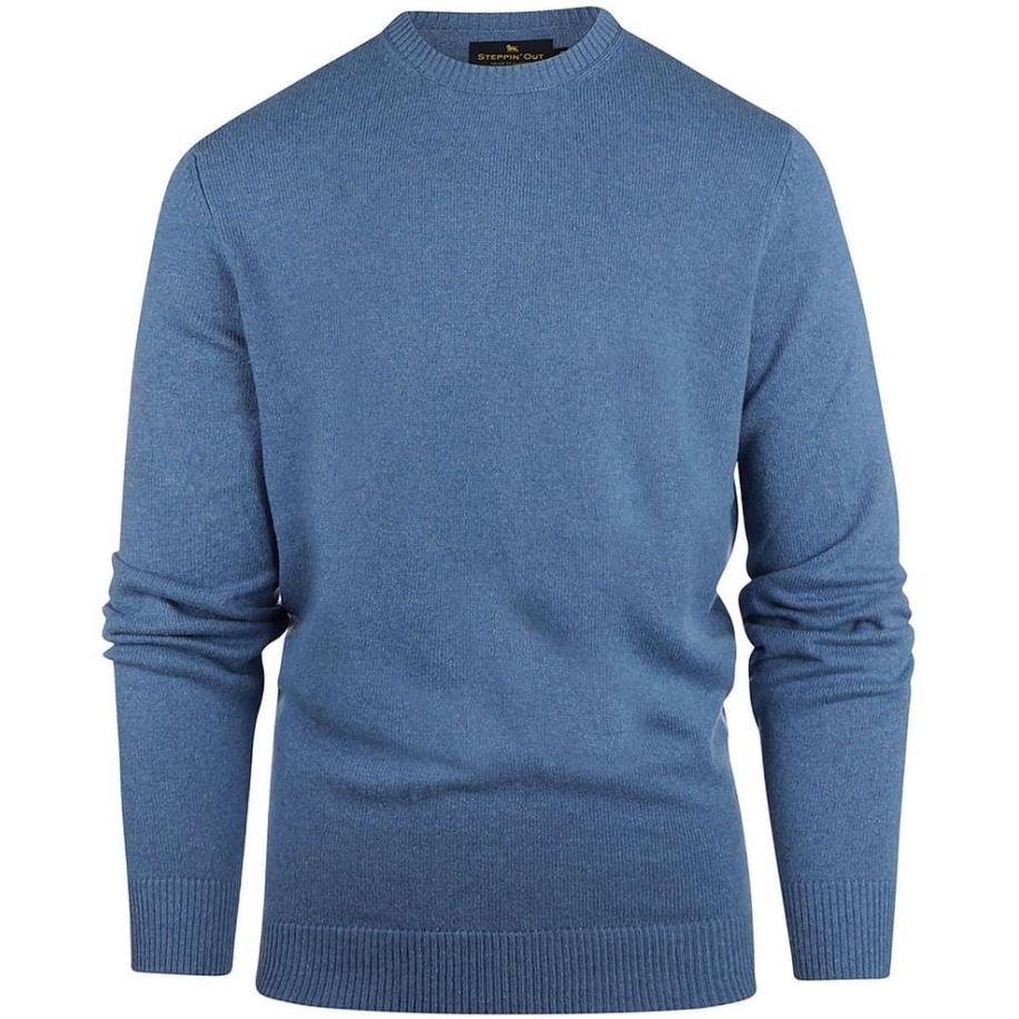 Steppin' Out Trui Kobaltblauw Blauw