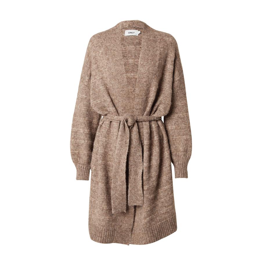 Only ONLY Gebreid vest bruin gemêleerd -