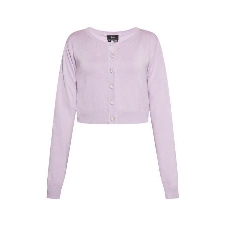 Faina faina Gebreid vest lavendel