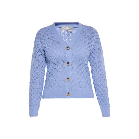 Usha Usha Gebreid vest lichtblauw