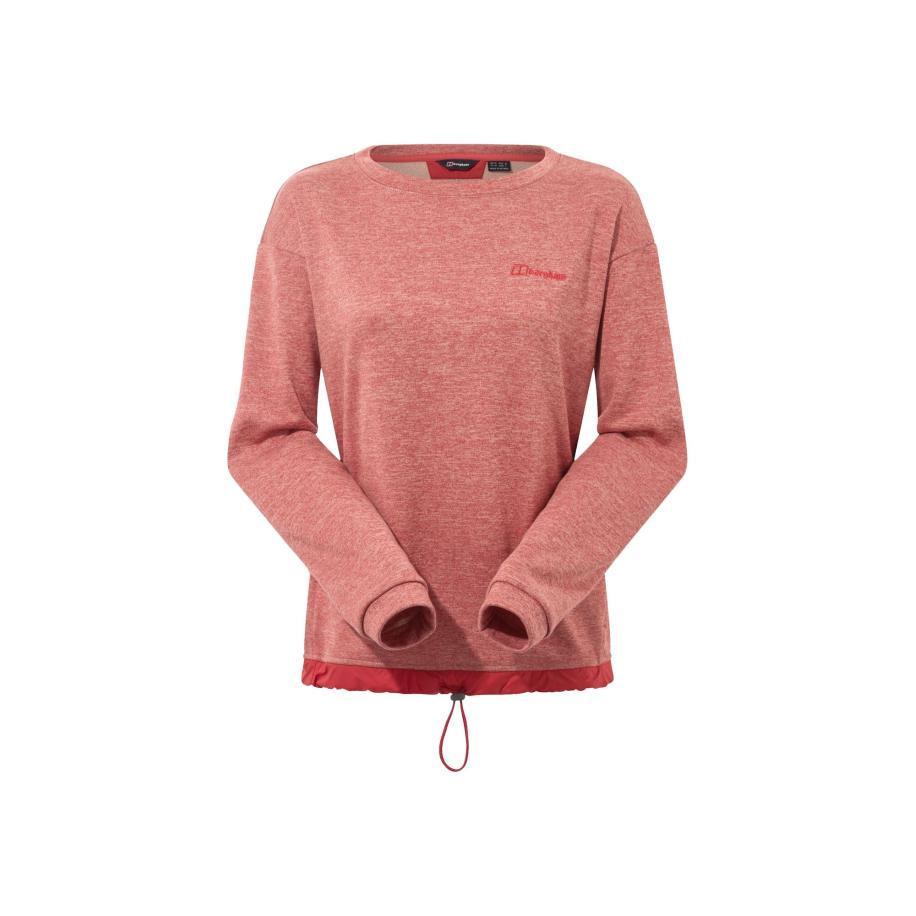 Berghaus Berghaus Sweatshirt cranberry / watermeloen rood -