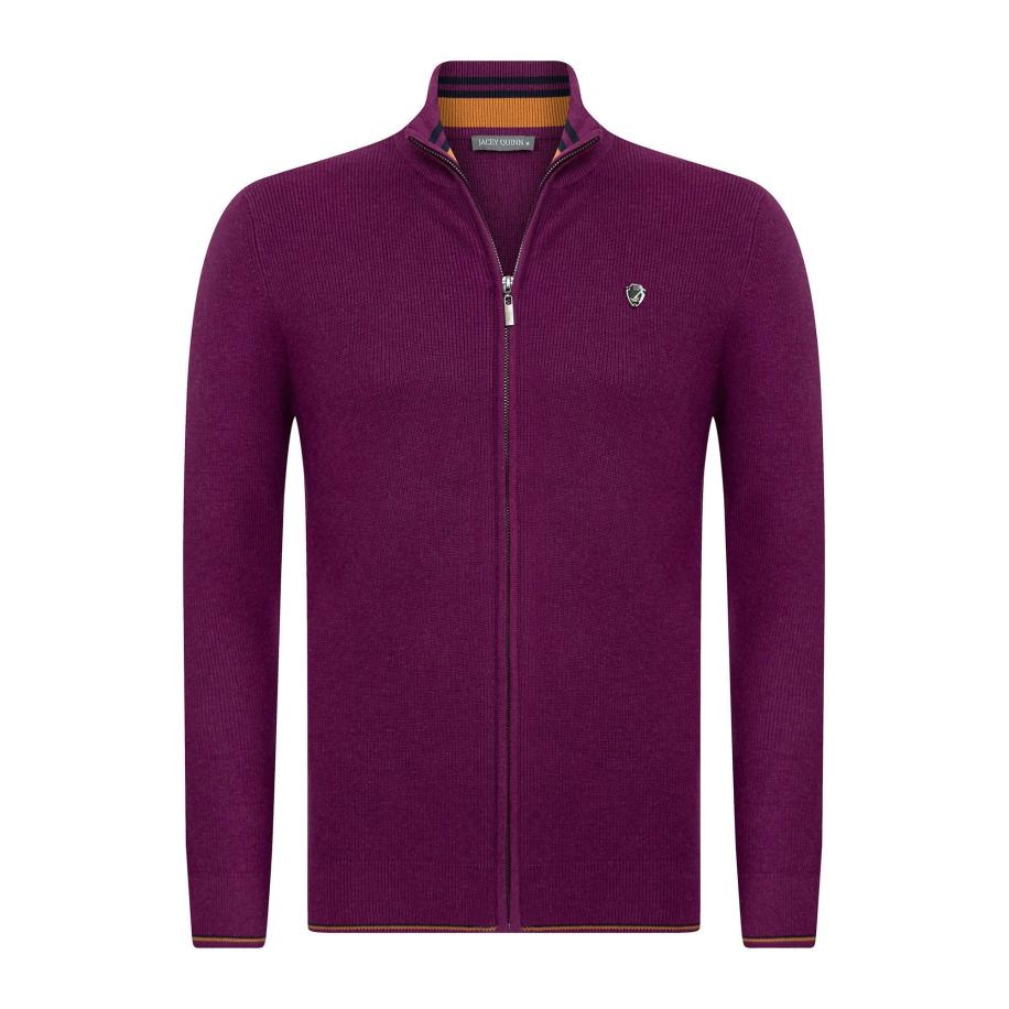 Jacey Quinn Jacey Quinn Gebreid vest lila -