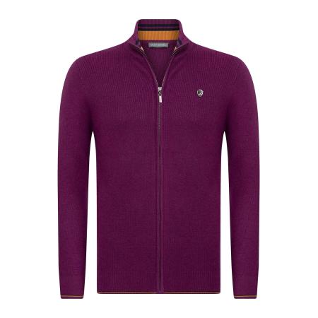 Jacey Quinn Jacey Quinn Gebreid vest lila