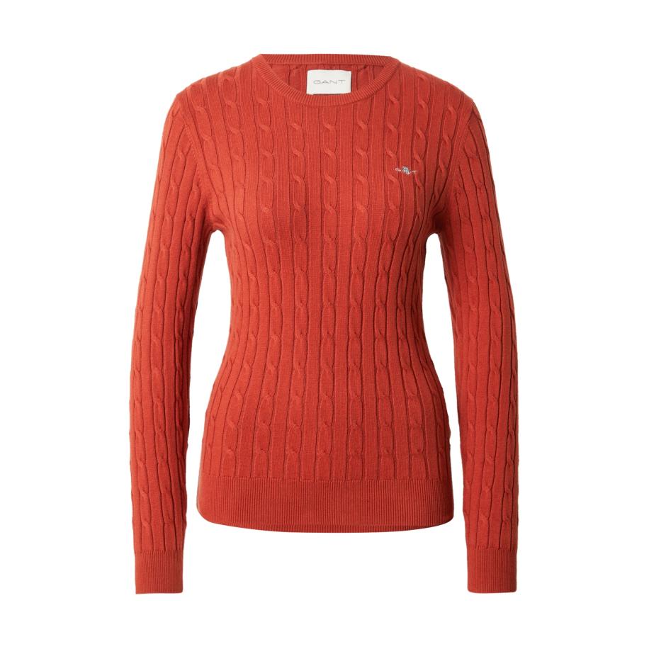 Gant GANT Trui lichtgrijs / oranjerood -