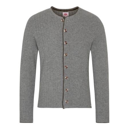 Spieth & Wensky SPIETH & WENSKY Gebreid vest Gerber lichtgrijs