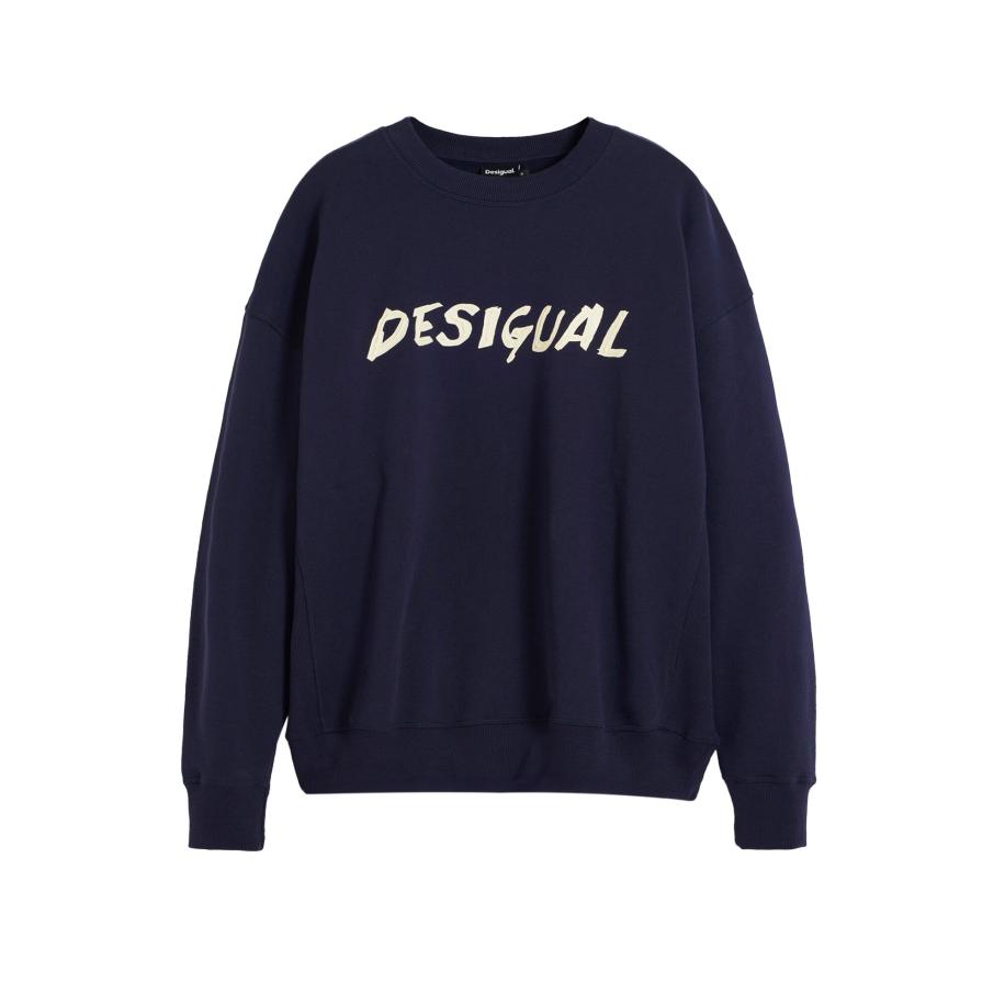 Desigual Desigual Sweatshirt blauw / wit -