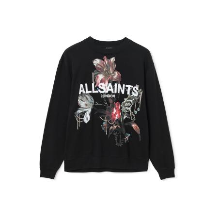 AllSaints AllSaints Sweatshirt ANIA ETTA donkergroen / donkerrood / zwart / wit